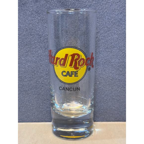 Lot of 4 Hard Rock Cafe 4” Shot Glass Minneapolis San Francisco Honolulu Cancun - Picture 8 of 9